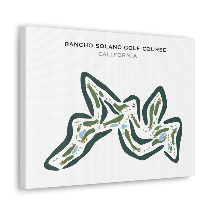 Rancho Solano Golf Course, California - Printed Golf Courses