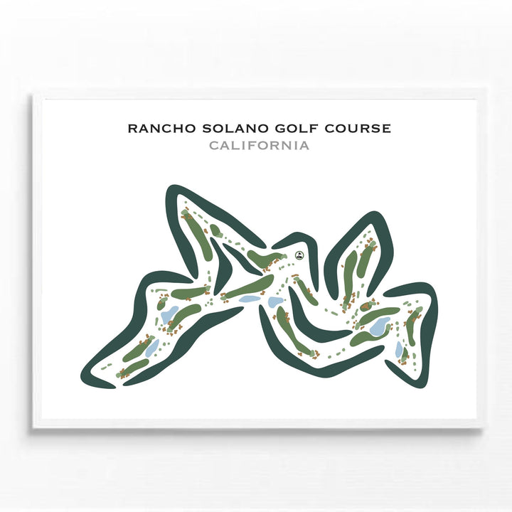 Rancho Solano Golf Course, California - Printed Golf Courses