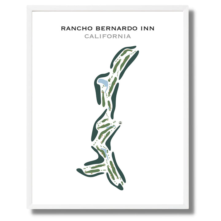 Rancho Bernardo Inn, California - Printed Golf Course