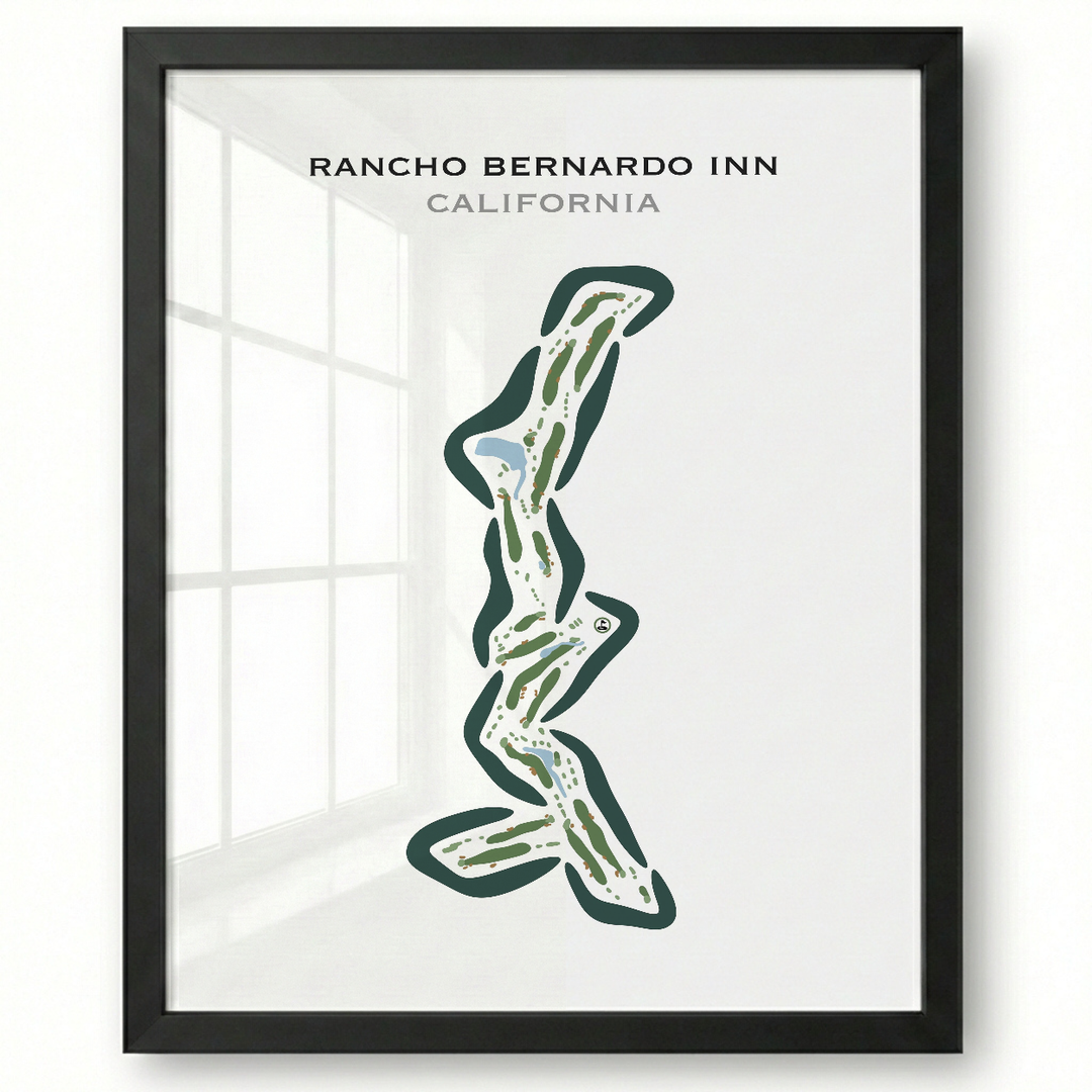 Rancho Bernardo Inn, California - Printed Golf Course