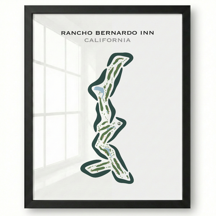 Rancho Bernardo Inn, California - Printed Golf Course