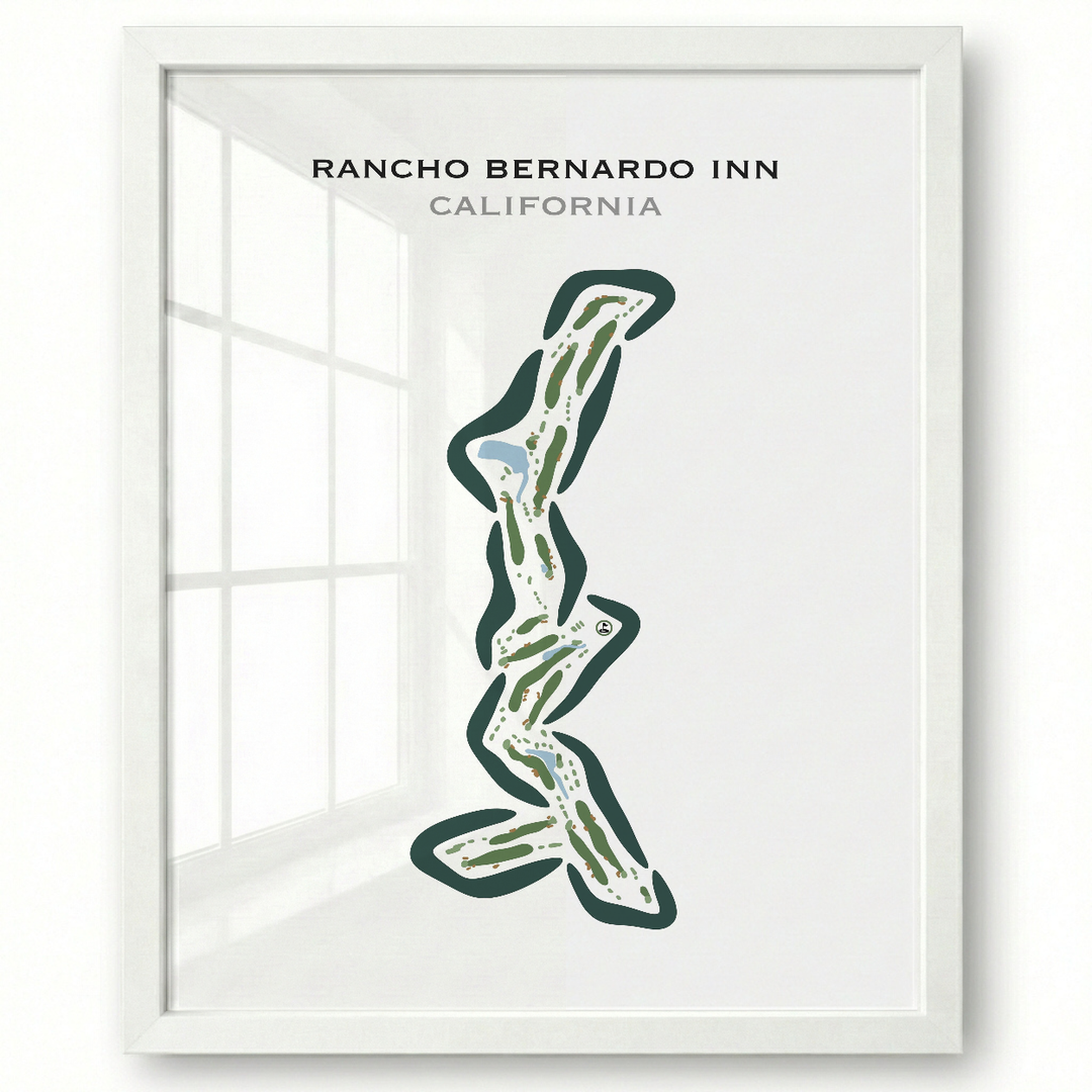 Rancho Bernardo Inn, California - Printed Golf Course