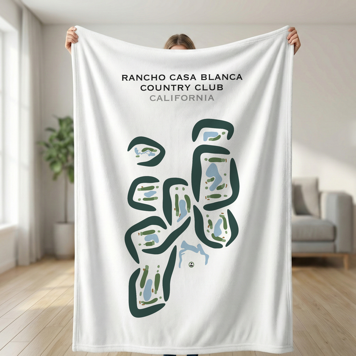 Rancho Casa Blanca Country Club, California - Printed Golf Courses
