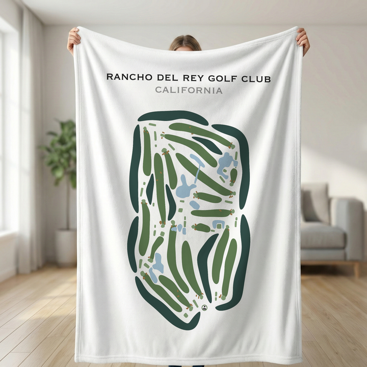 Rancho Del Rey Golf Club, California - Printed Golf Courses