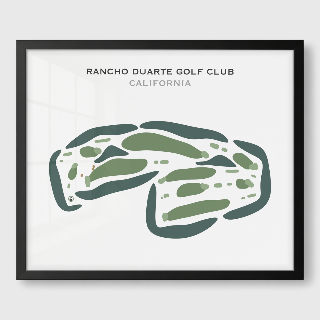 Rancho Duarte Golf Club, California - Printed Golf Courses