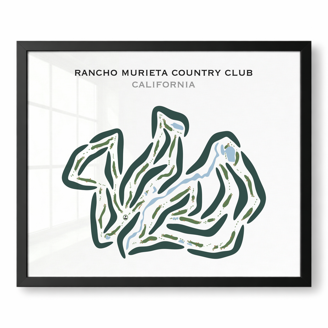 Rancho Murieta Country Club, California - Printed Golf Courses