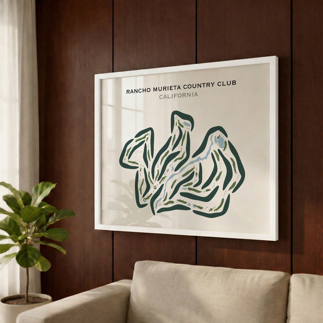 Rancho Murieta Country Club, California - Printed Golf Courses