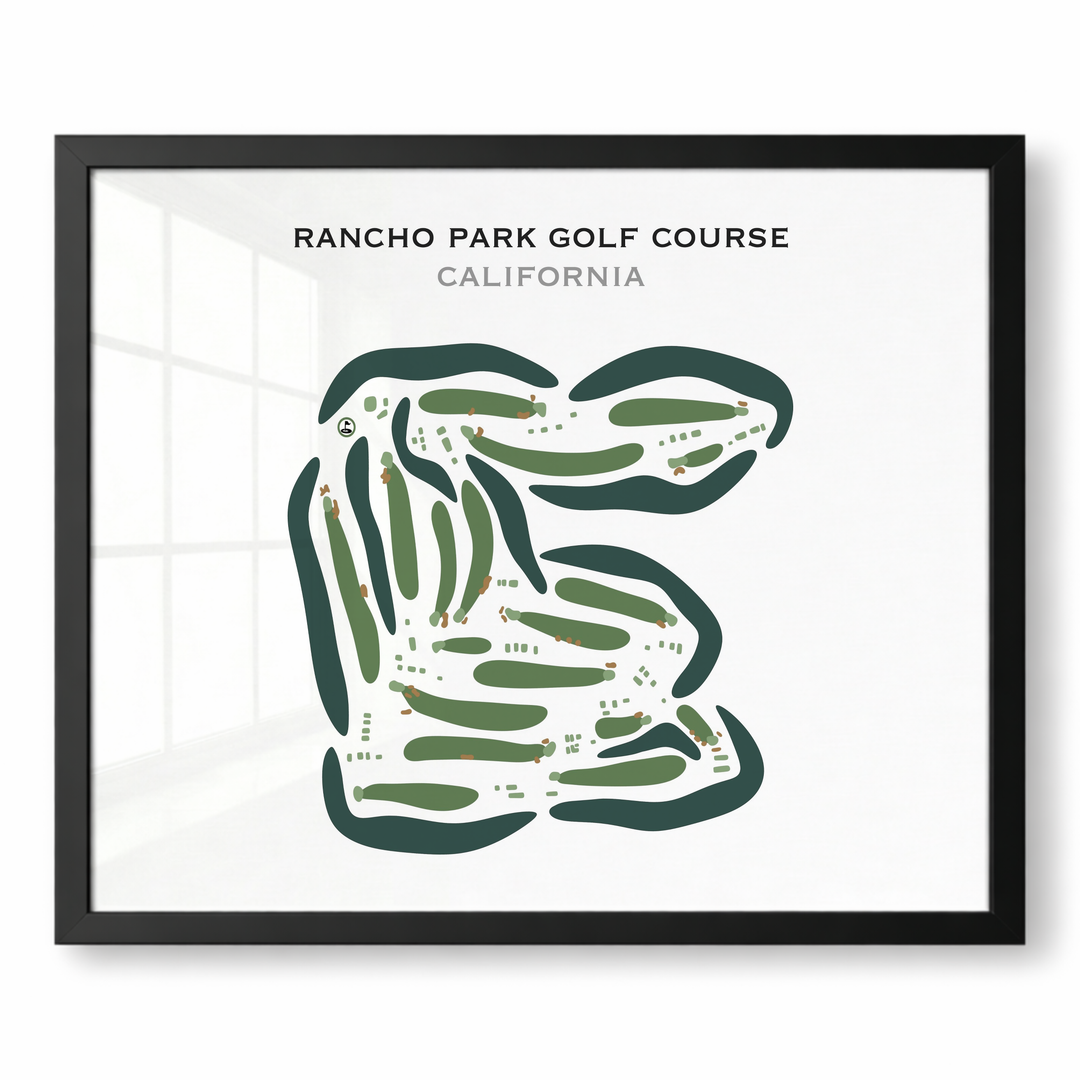 Rancho Park Golf Course, California - Printed Golf Courses