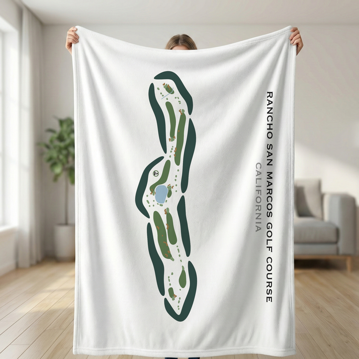 Rancho San Marcos Golf Course, California - Printed Golf Courses