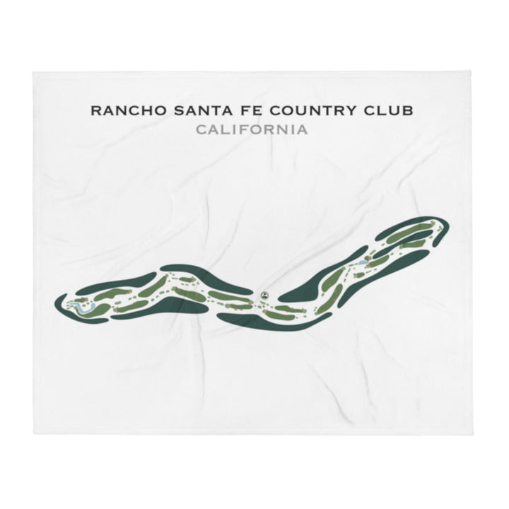 Rancho Santa Fe Country Club, California - Printed Golf Course