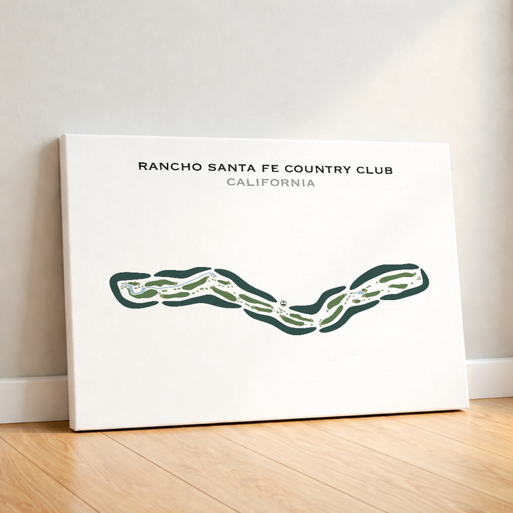 Rancho Santa Fe Country Club, California - Printed Golf Course