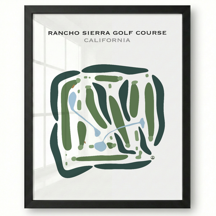 Rancho Sierra Golf Course, California - Printed Golf Courses