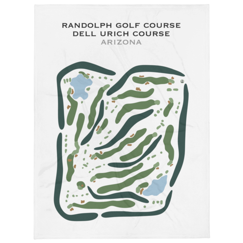 Randolph Golf Course Dell Urich Course, Arizona - Printed Golf Courses