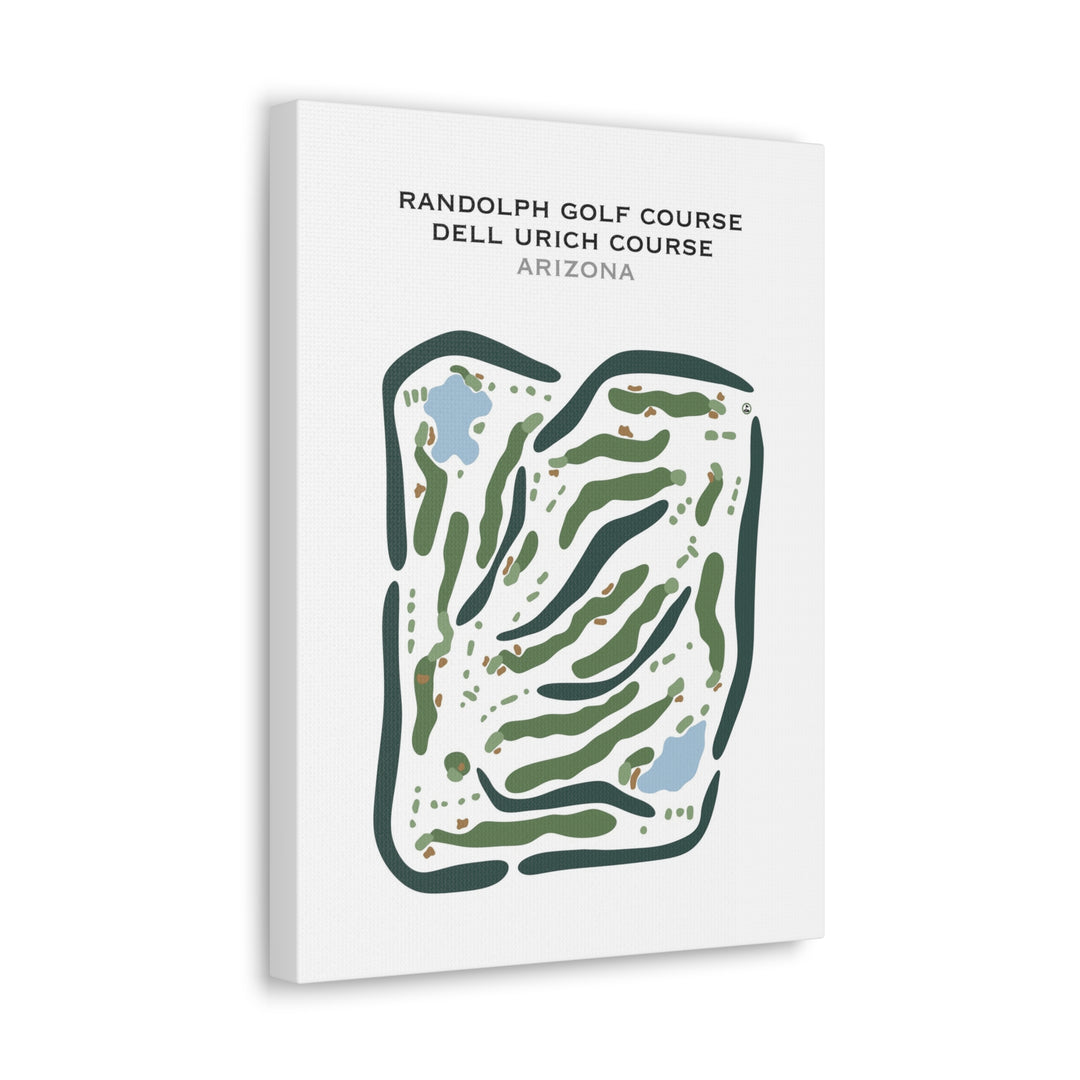 Randolph Golf Course Dell Urich Course, Arizona - Printed Golf Courses