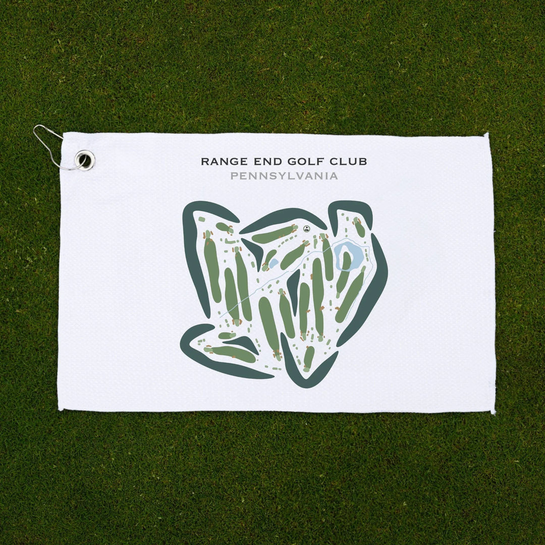 Range End Golf Club, Dillsburg, Pennsylvania - Printed Golf Courses