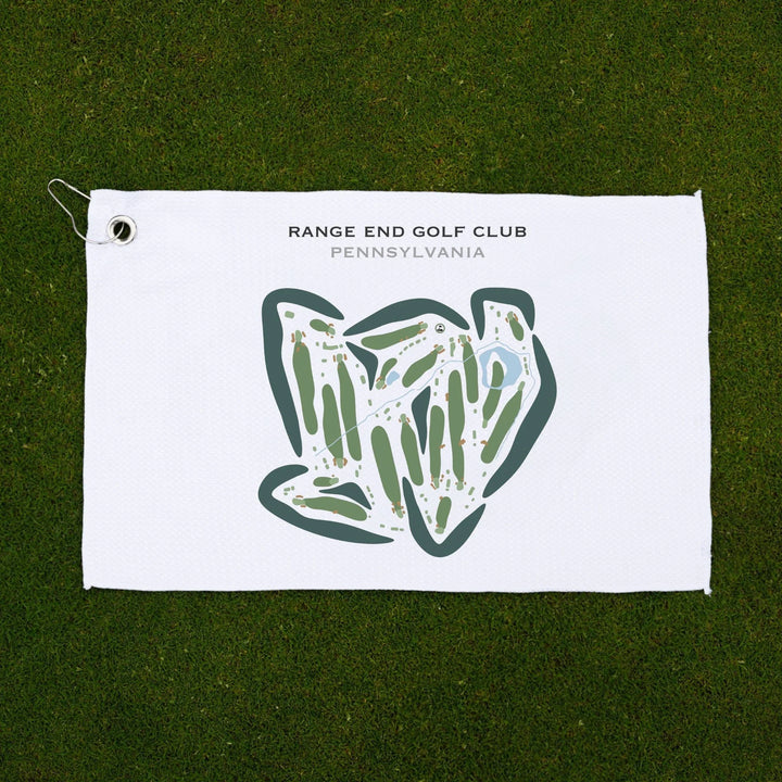 Range End Golf Club, Dillsburg, Pennsylvania - Printed Golf Courses