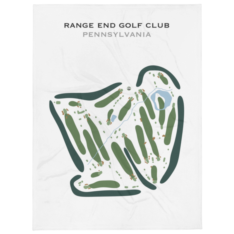 Range End Golf Club, Pennsylvania - Printed Golf Courses