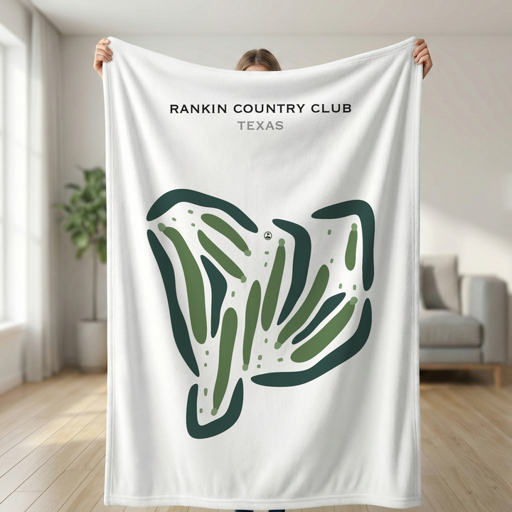 Rankin Country Club, Texas - Printed Golf Courses
