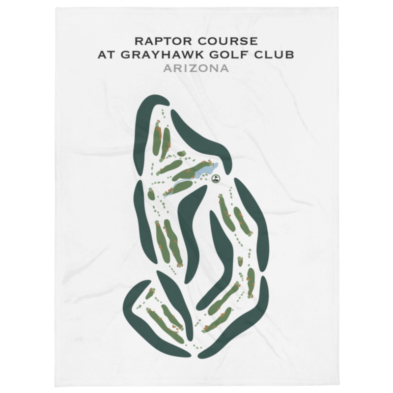 Raptor Course at Grayhawk Golf Club, Arizona - Printed Golf Courses