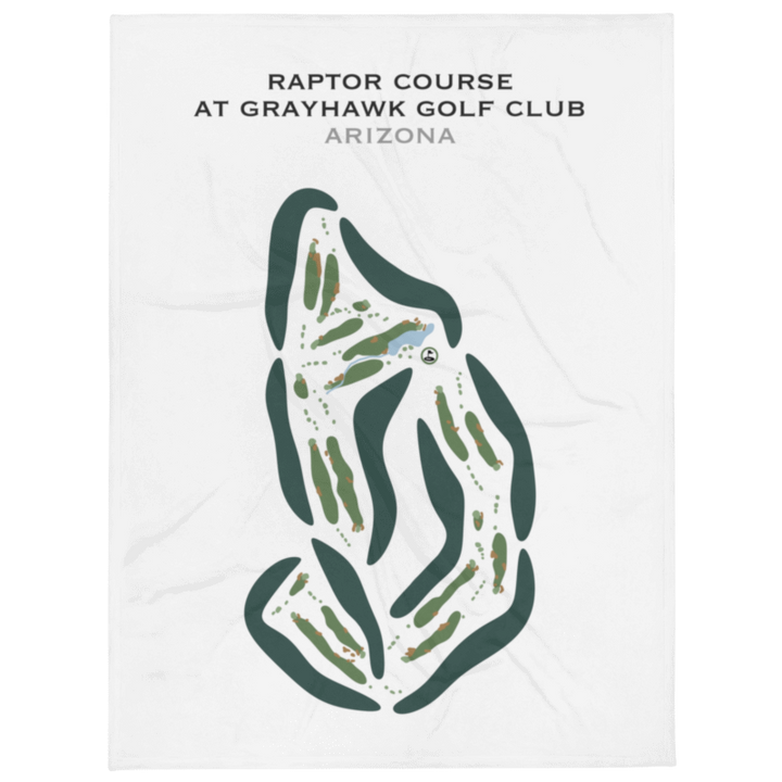 Raptor Course at Grayhawk Golf Club, Arizona - Printed Golf Courses