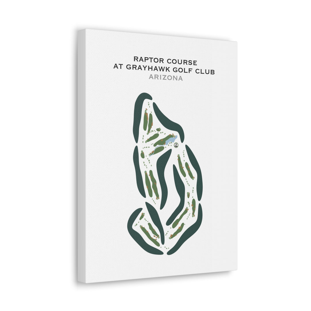 Raptor Course at Grayhawk Golf Club, Arizona - Printed Golf Courses