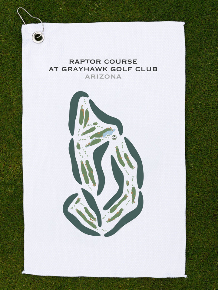 Raptor Course at Grayhawk Golf Club, Arizona - Printed Golf Courses