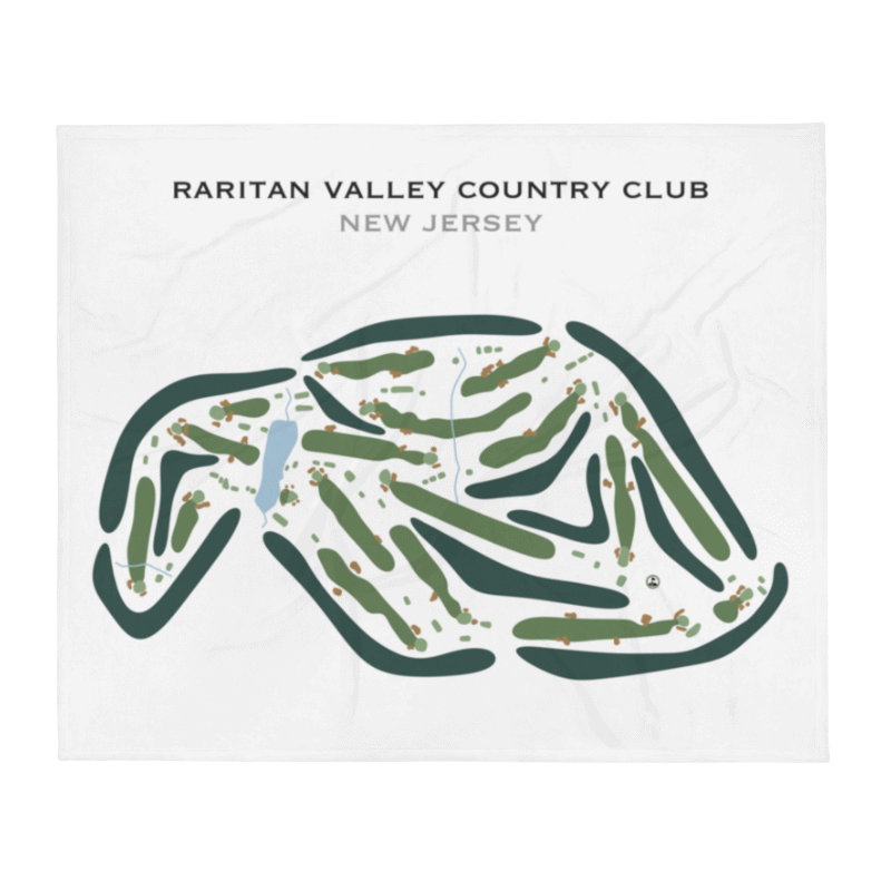 Raritan Valley Country Club, New Jersey - Printed Golf Courses