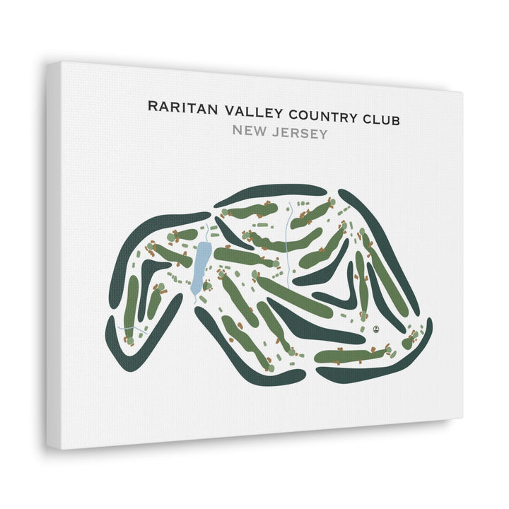 Raritan Valley Country Club, New Jersey - Printed Golf Courses