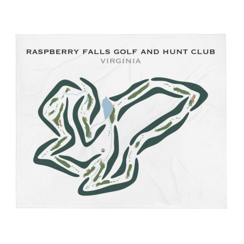 Raspberry Falls Golf & Hunt Club, Virginia - Printed Golf Courses