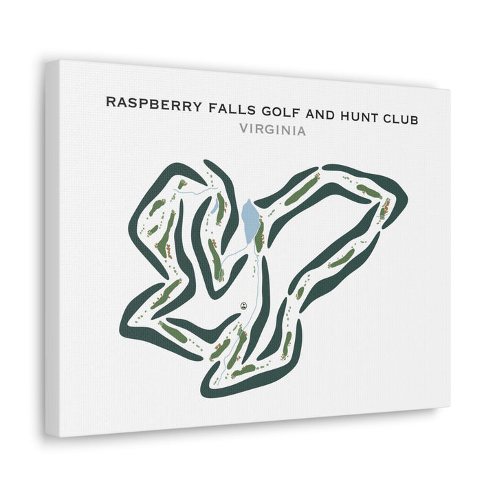 Raspberry Falls Golf & Hunt Club, Virginia - Printed Golf Courses