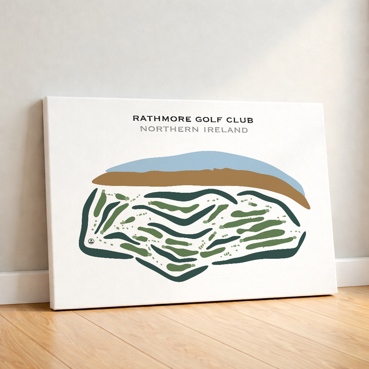 Rathmore Golf Club, Northern Ireland - Printed Golf Courses