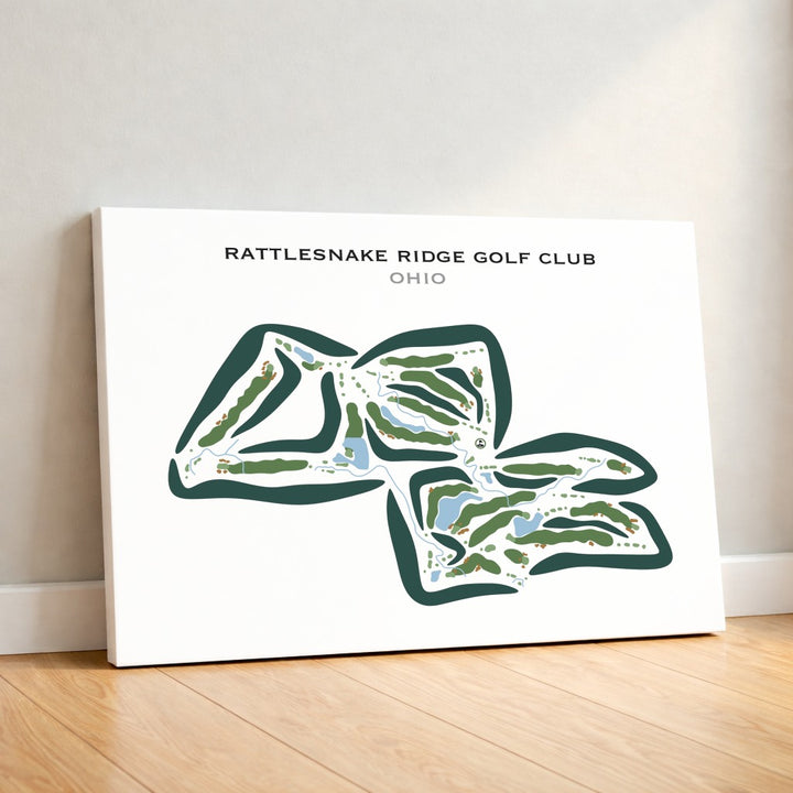 Rattlesnake Ridge Golf Club, Ohio - Printed Golf Courses