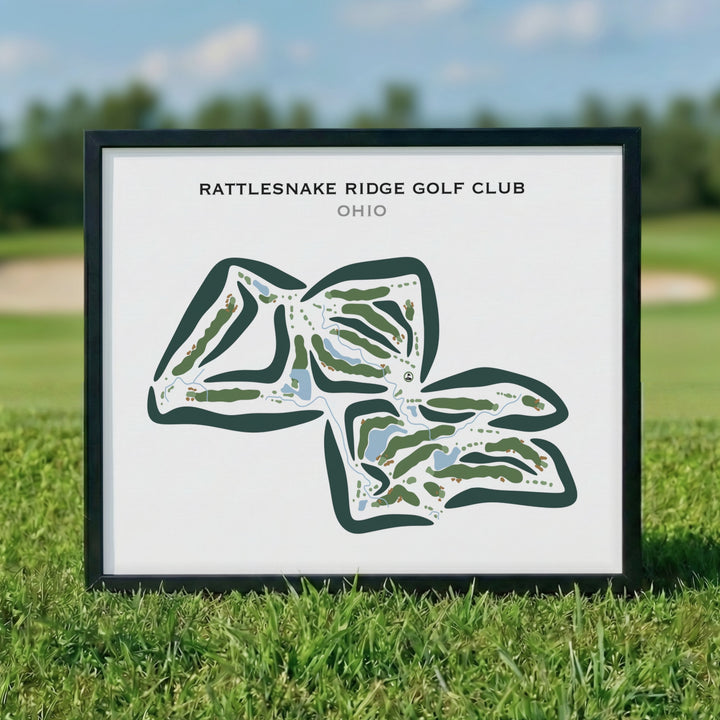 Rattlesnake Ridge Golf Club, Ohio - Printed Golf Courses