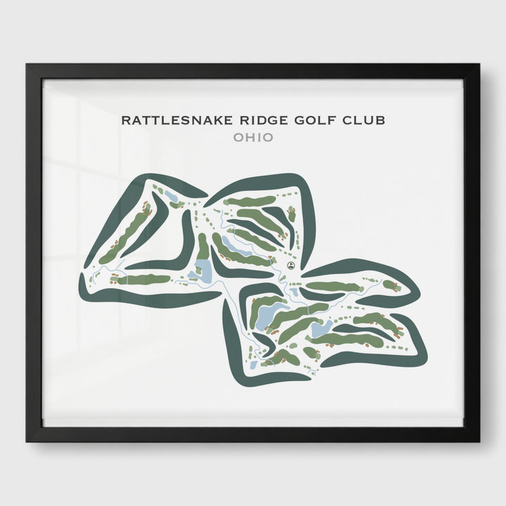 Rattlesnake Ridge Golf Club, Ohio - Printed Golf Courses