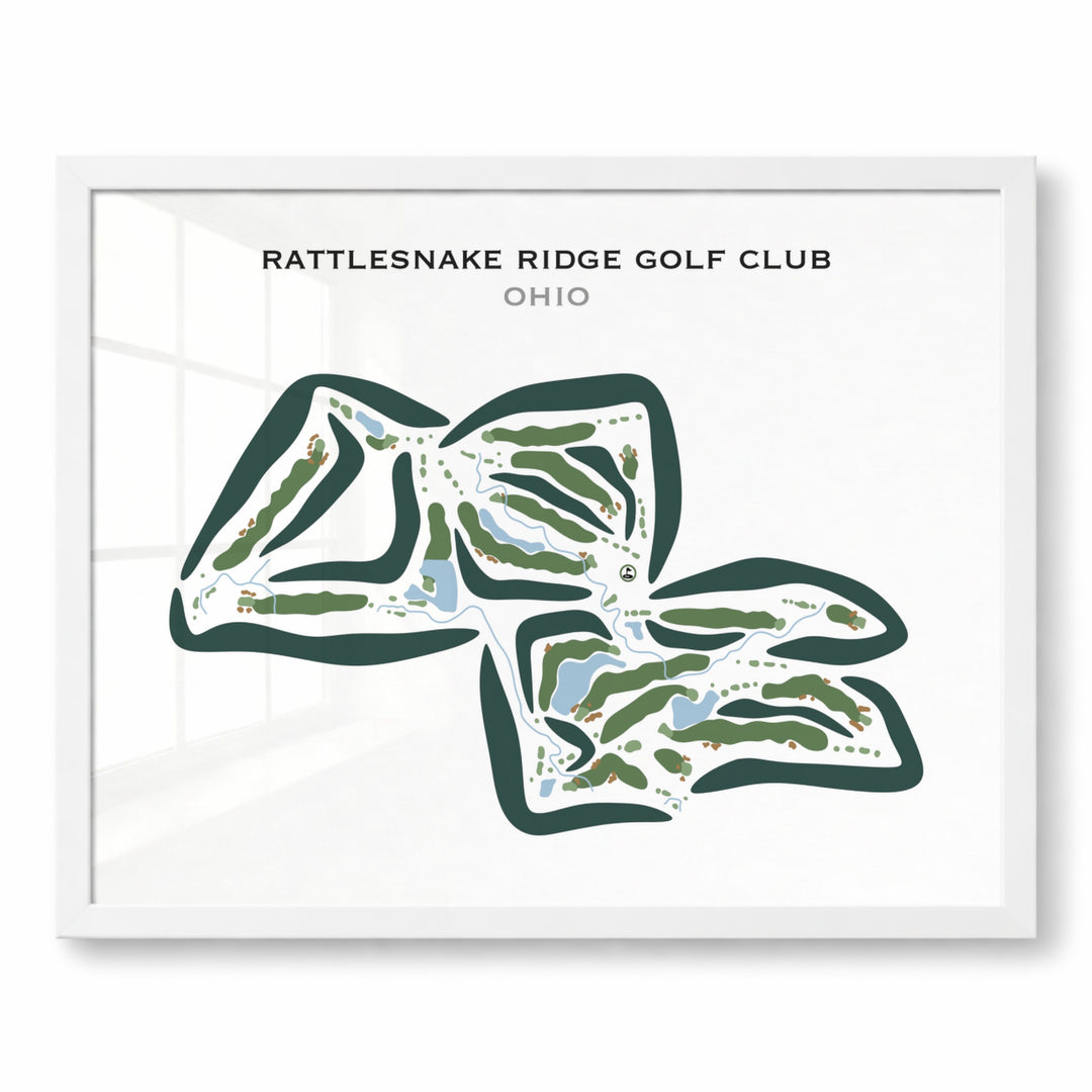 Rattlesnake Ridge Golf Club, Ohio - Printed Golf Courses