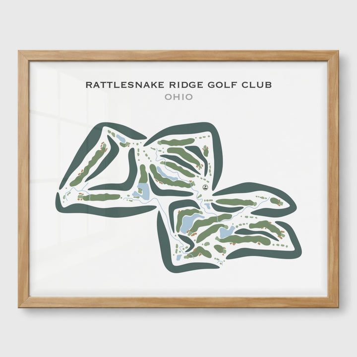 Rattlesnake Ridge Golf Club, Ohio - Printed Golf Courses