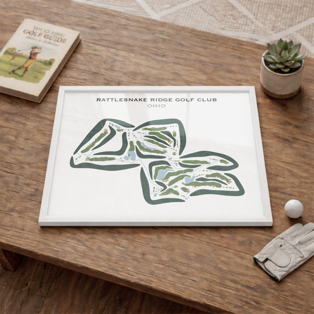 Rattlesnake Ridge Golf Club, Ohio - Printed Golf Courses