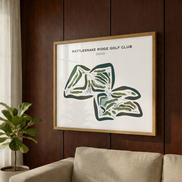 Rattlesnake Ridge Golf Club, Ohio - Printed Golf Courses