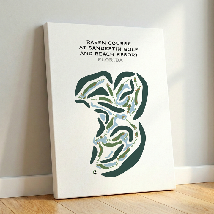 Sandestin Golf and Beach Resort, The Raven Golf Course, Florida - Printed Golf Course