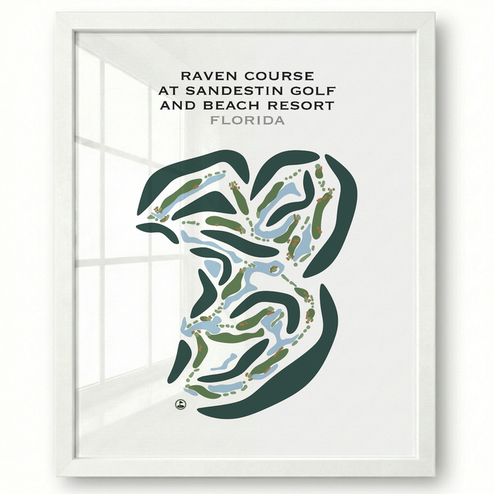 Sandestin Golf and Beach Resort, The Raven Golf Course, Florida - Printed Golf Course