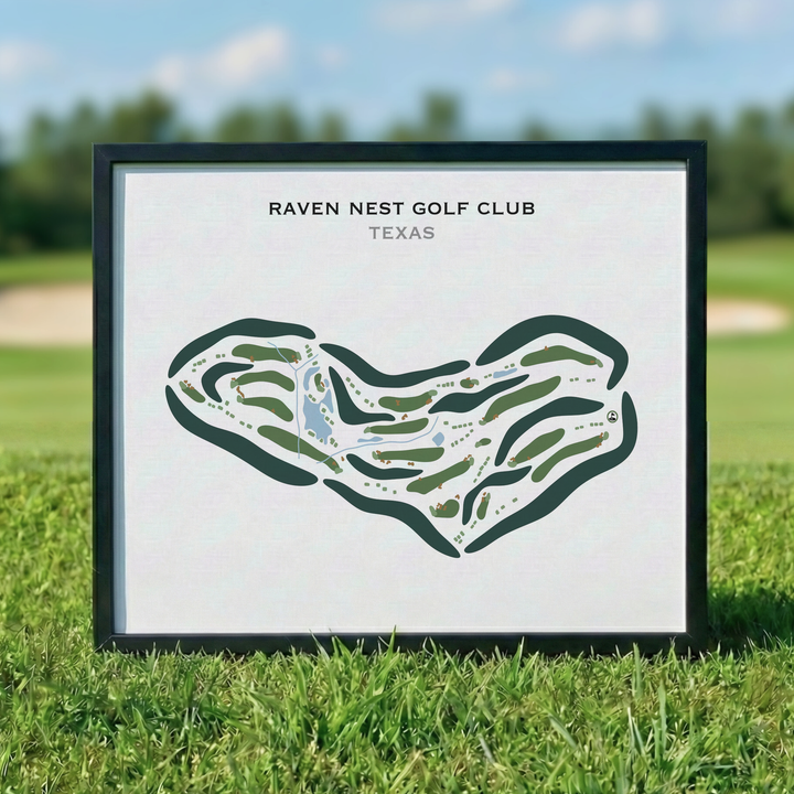 Raven Nest Golf Club, Texas - Printed Golf Courses