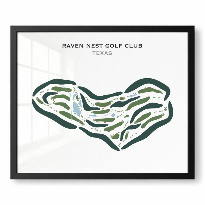 Raven Nest Golf Club, Texas - Printed Golf Courses
