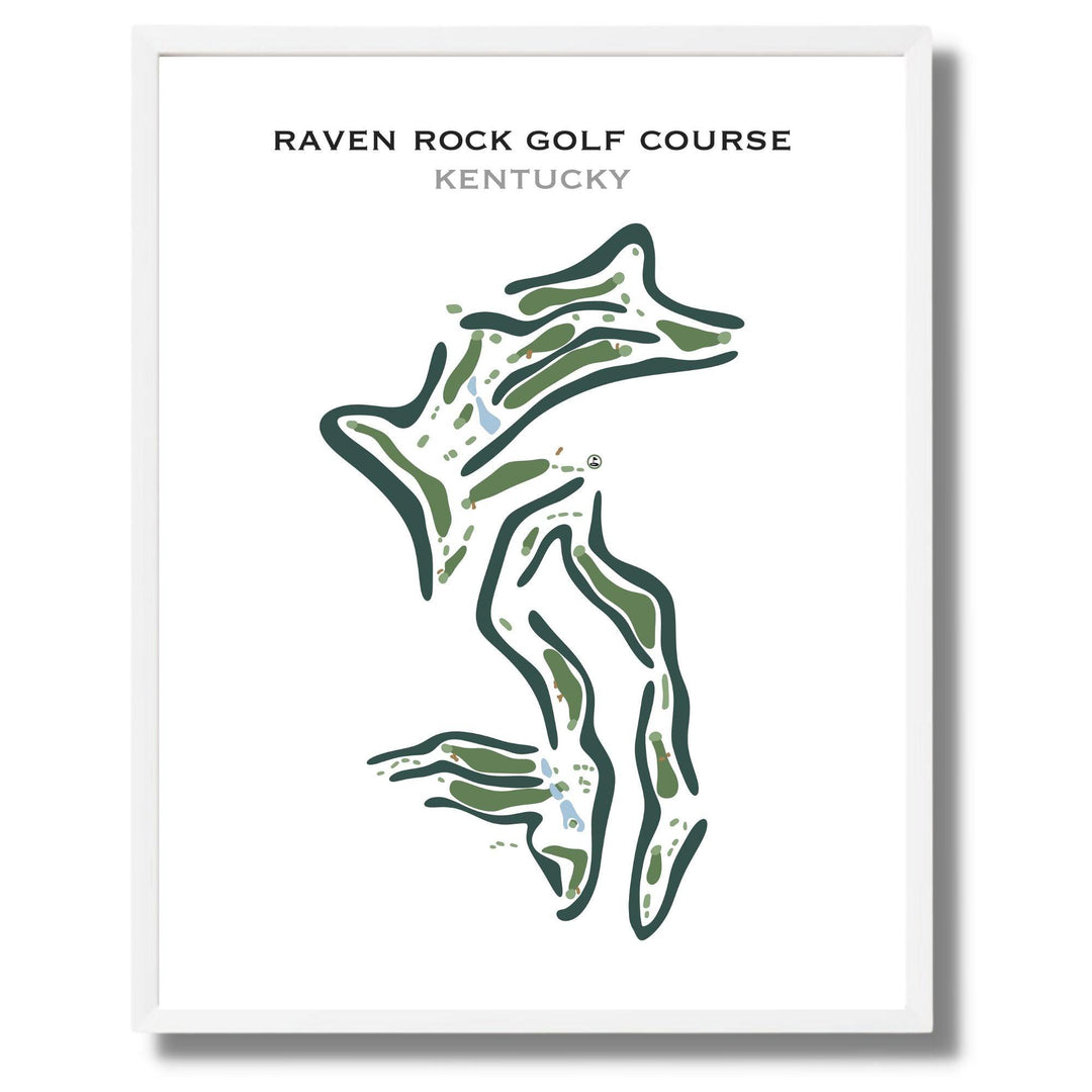 Raven Rock Golf Course, Kentucky - Printed Golf Courses - Golf Course Prints