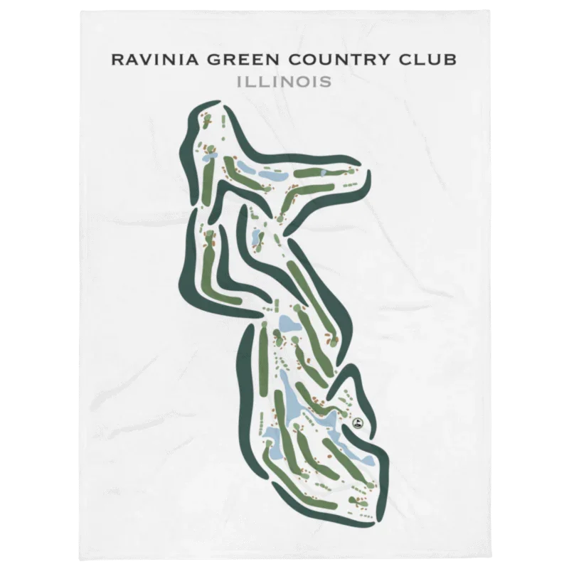 Ravinia Green Country Club, Illinois - Printed Golf Courses