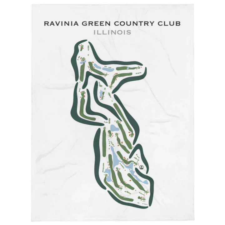 Ravinia Green Country Club, Illinois - Printed Golf Courses