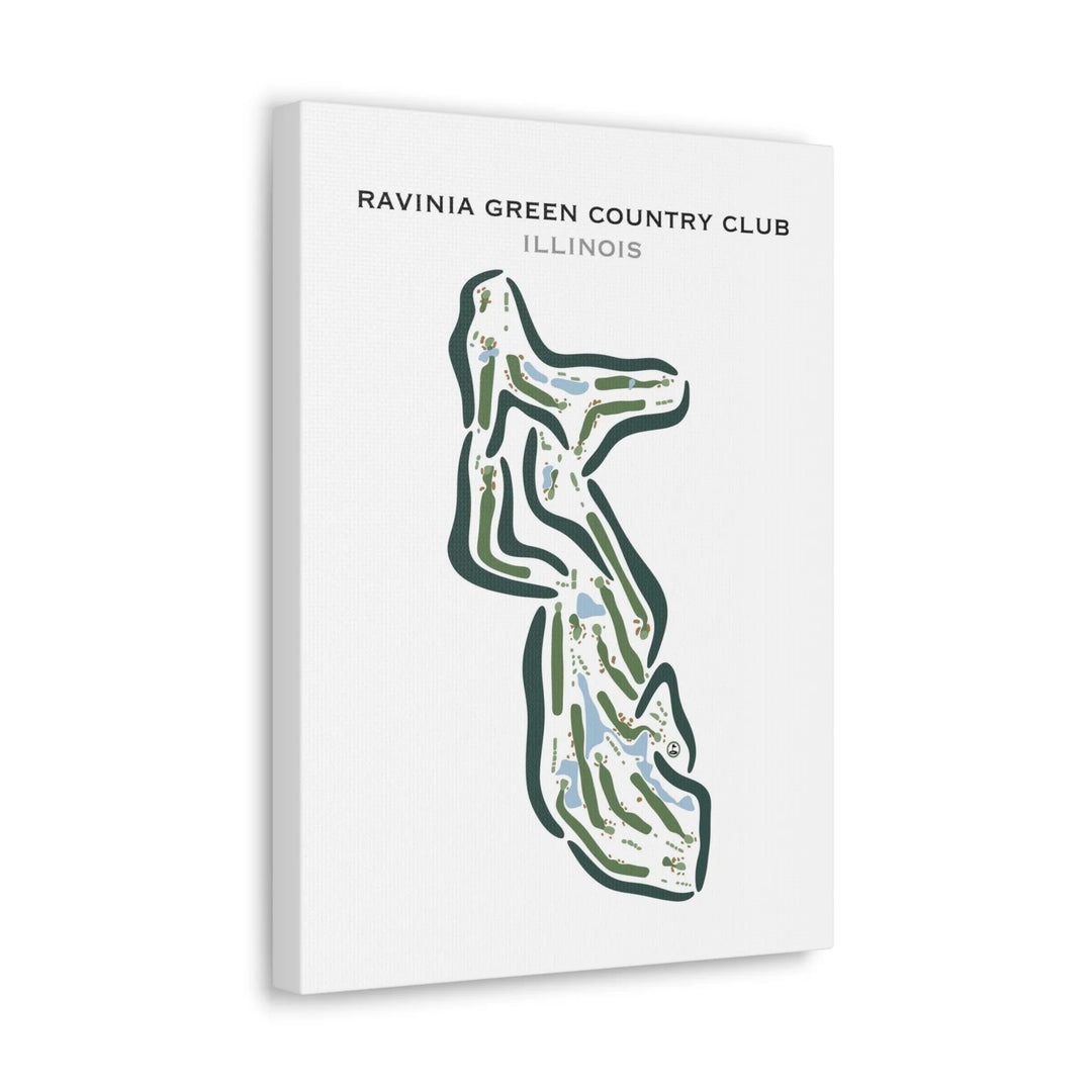 Ravinia Green Country Club, Illinois - Printed Golf Courses