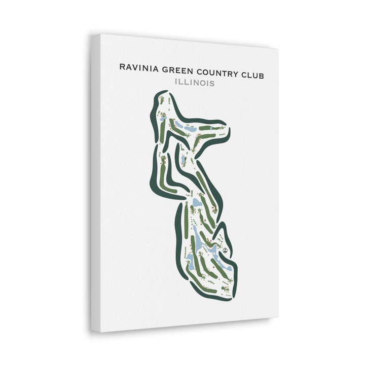 Ravinia Green Country Club, Illinois - Printed Golf Courses