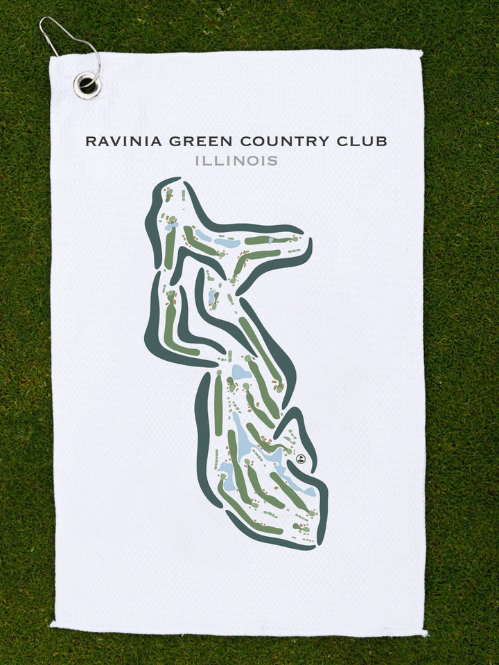 Ravinia Green Country Club, Illinois - Printed Golf Courses