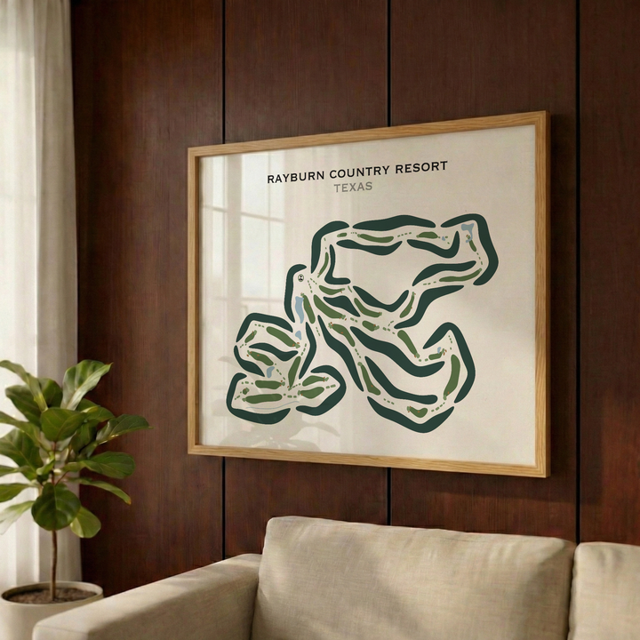 Rayburn Country Resort, Texas - Printed Golf Courses