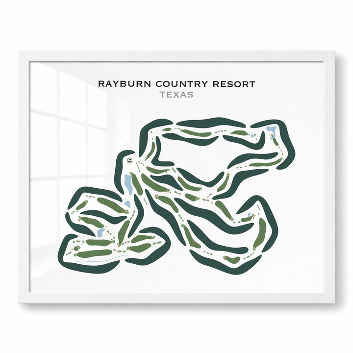 Rayburn Country Resort, Texas - Printed Golf Courses